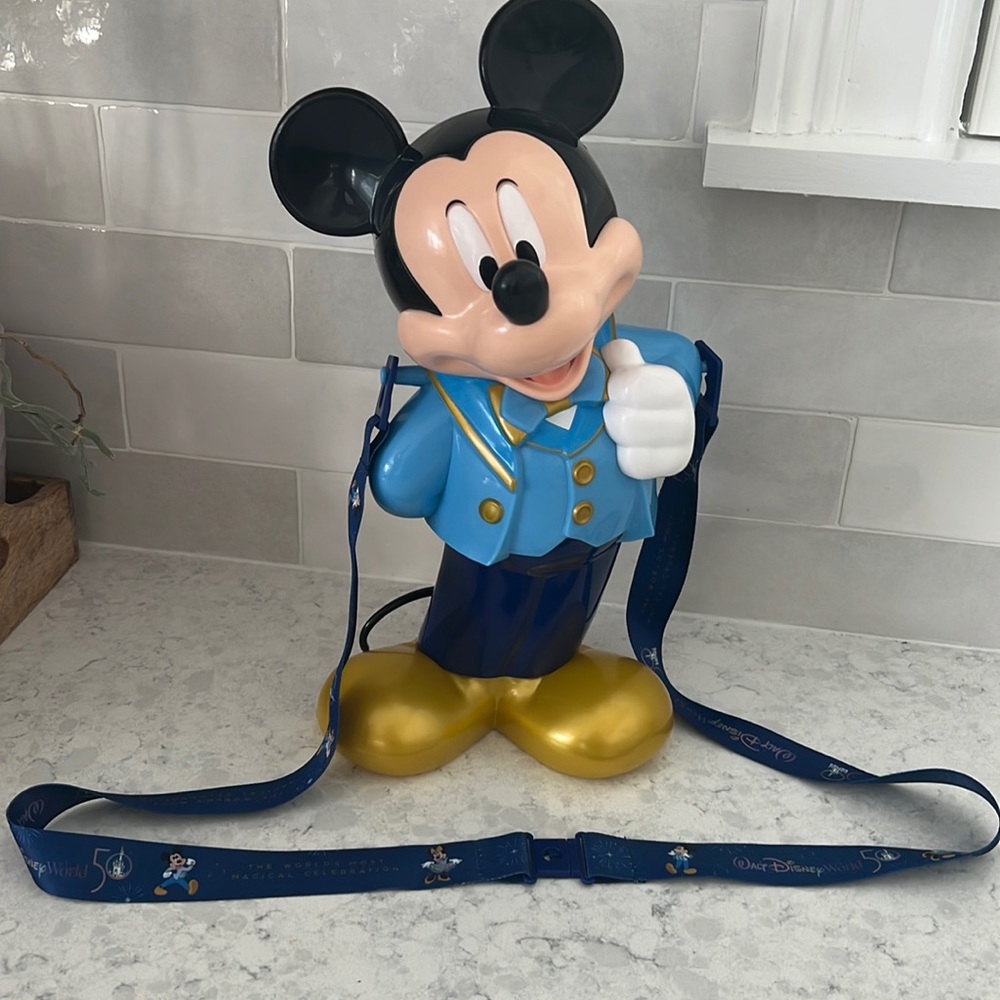 50th anniversary limited edition Mickey Mouse pop corn bucket